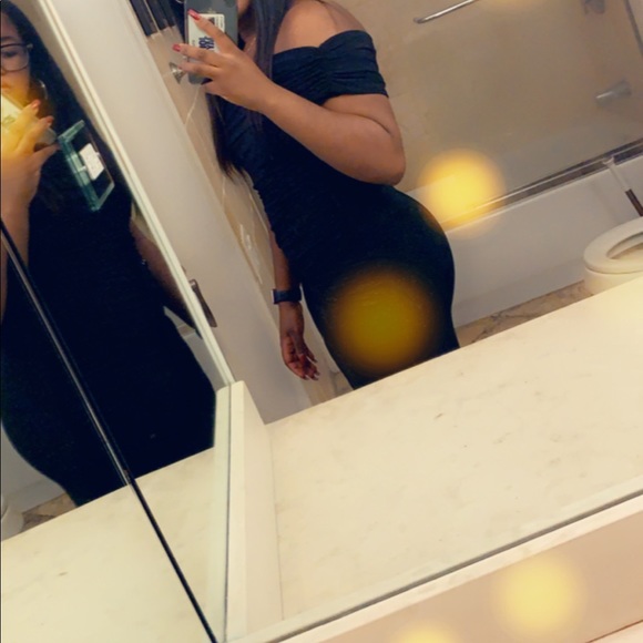 Formal Off Shoulder Dress - Picture 6 of 6